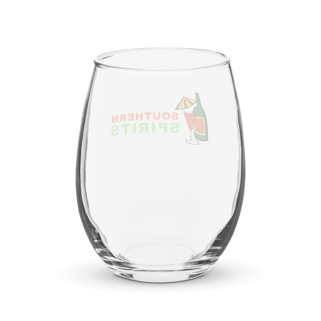 Stemless wine glass