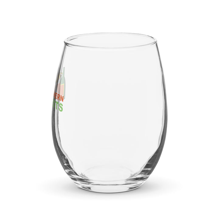 Stemless wine glass